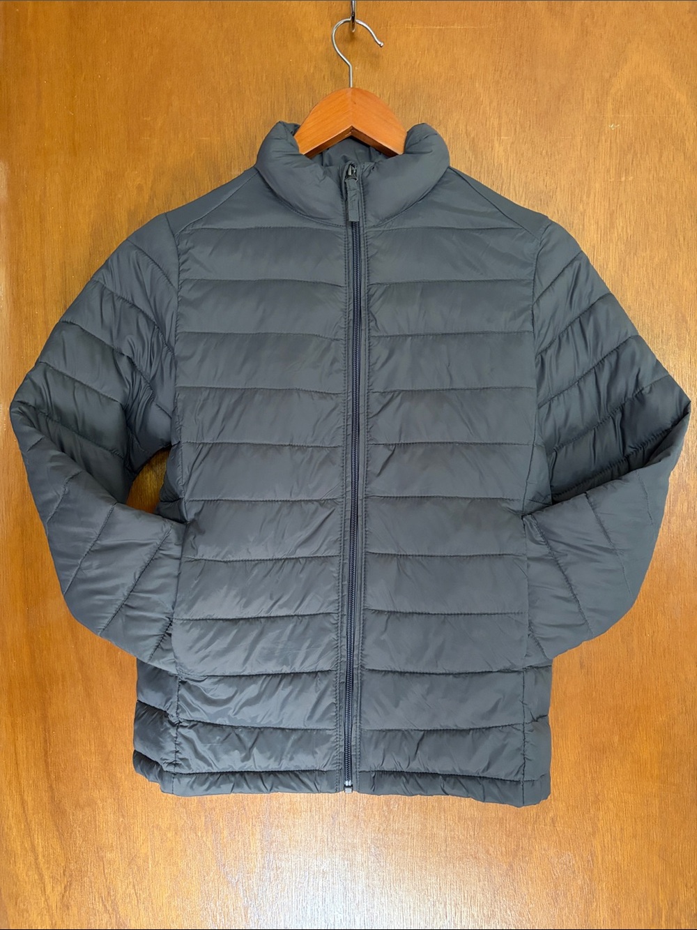 Amazon Essentials Quilted Jacket - Charcoal Gray